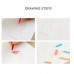 Multi-functional Drawing Stencils Straight & Wavy Lines Rulers Hollow Out Design PP Templates Reusable for Children Students DIY Painting Craft Scrapbooking Journal Photo Album Card Making