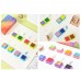 16 Colors Rainbow Ink Pad Finger Paint Cute Ink Pad for Rubber Stamps Seals DIY Scrapbooking Paper Journal Decoration Gift Card Making