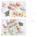 Lovely Fruit Washi Japanese Paper Tape Pearlized Scrapbooking Tape Rolls 75mm for DIY Decoration Journals Scrapbooks Gift Wrapping