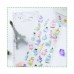 Dream Epoxy Resin Crystal Sticker Bronzing Transparent Decoration Stickers Self-Adhesive 19.5*7cm for DIY Decoration Journals Scrapbooks Diary Planner