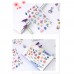 Flower Plants Sticker Self-Adhesive Decoration Stickers Washi Japanese Sticker 6 Sheets/Pack for DIY Decoration Journals Scrapbooks Diary Photo Album