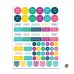 12 Sheets Essentials Planner Sticker Weekly Daily Schedule Sticker Planner Sticky Notes for DIY Calendar Planner Journal Decoration