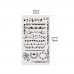 36pcs Children Drawing Stencils Kit PET Material Reusable Painting Template Birthday Gift for DIY Craft Journal Notebook Diary Scrapbooking Card Decoration Wood Burner Pen Tool, 7.0 * 4.0in