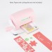 Portable Manual Die Cutting & Embossing Machine DIY Scrapbooking Die-Cut Machine with Cutting Pads for Paper Card Making Decoration Arts & Crafts Handmake Projects Tools