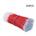 20Pcs School Office 0.5mm Neutral Pen Refills Red Gel Pen Refill Replacement