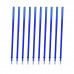 10 Pieces Blue Ink Erasable Gel Ink Pen Refills Fine Point 0.5mm Replacement Gel Pen Refills for Erasable Pens Office School Writing Stationery Supplies