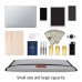 15 * 11inch Fireproof Document Bag Holder Pouch Non-Itchy Silicone Coated Household Office Fire & Water Resistant File Folder Safe Storage for Jewelry Cash Letters Valuables