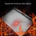 15 * 11inch Fireproof Document Bag Holder Pouch Non-Itchy Silicone Coated Household Office Fire & Water Resistant File Folder Safe Storage for Jewelry Cash Letters Valuables