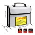 Portable Fireproof Explosionproof Lipo Battery Safe Bag Handheld Heat Resistant Pouch Sack for Battery Charge & Storage 240 * 180 * 65mm