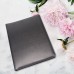 A4 Multi-Functional File Folder PU Leather Business Padfolio Paper Document Storage Organizer for A4/A5 Document Business Card Credit Card