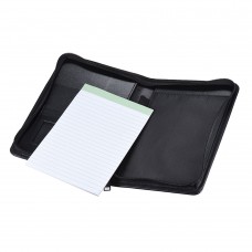 Portable Business Portfolio Padfolio Folder Document Case Organizer PU Leather with Business Card Holder Memo Note Pad