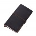 Leather Journal Travel Notebook Refillable Diary Notepad Lined Blank Grid Paper Card Holder for Travelers Business Sketching & Writing