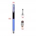 2-in-1 Precision Stylus Pen with Clip and Conductive Head and Disc Tip Universal Touchscreen Pen for All Capacitive Touchscreens Cell Phones Tablets Pack of 2pcs Black&Royal Blue