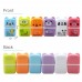 6pcs Cute Animal Pencil Eraser Cartoon Small Roller Erasers Rubber Stationery Supplies for Office School Children Students