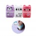 6pcs Cute Animal Pencil Eraser Cartoon Small Roller Erasers Rubber Stationery Supplies for Office School Children Students