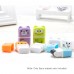 6pcs Cute Animal Pencil Eraser Cartoon Small Roller Erasers Rubber Stationery Supplies for Office School Children Students