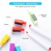 8 Colors Dry Erase Markers with Eraser Cap Home Office Classroom Portable Low Odor Whiteboard Pen Set for Glass/Whiteboard/Plastics/Porcelain