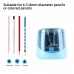 Small Electric Pencil Sharpener Portable Cute Pencil Sharpener Battery Operated Fast Sharpern for 6.5-8mm Colored Pencils for Home Office School Classroom Students Artists