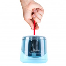 Small Electric Pencil Sharpener Portable Cute Pencil Sharpener Battery Operated Fast Sharpern for 6.5-8mm Colored Pencils for Home Office School Classroom Students Artists